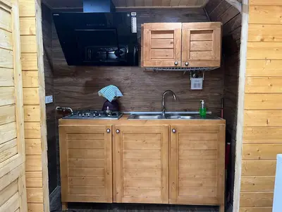 کلبه یک خوابه سوئیسی جهاندیده