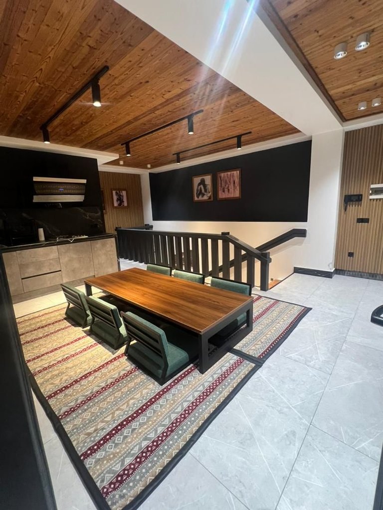 ویلا فلورا سه خوابه جنگلی استخردار دینارسرا - نشیمن ژاپنی