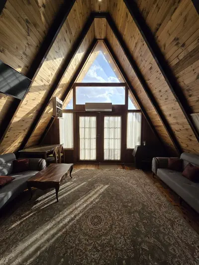 کلبه یک خوابه سوئیسی استخردار صفری اکبرآباد