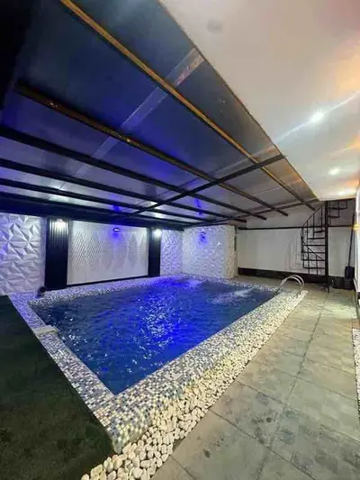 ویلا دوخوابه استخردار آبگرم مزرعه مهر