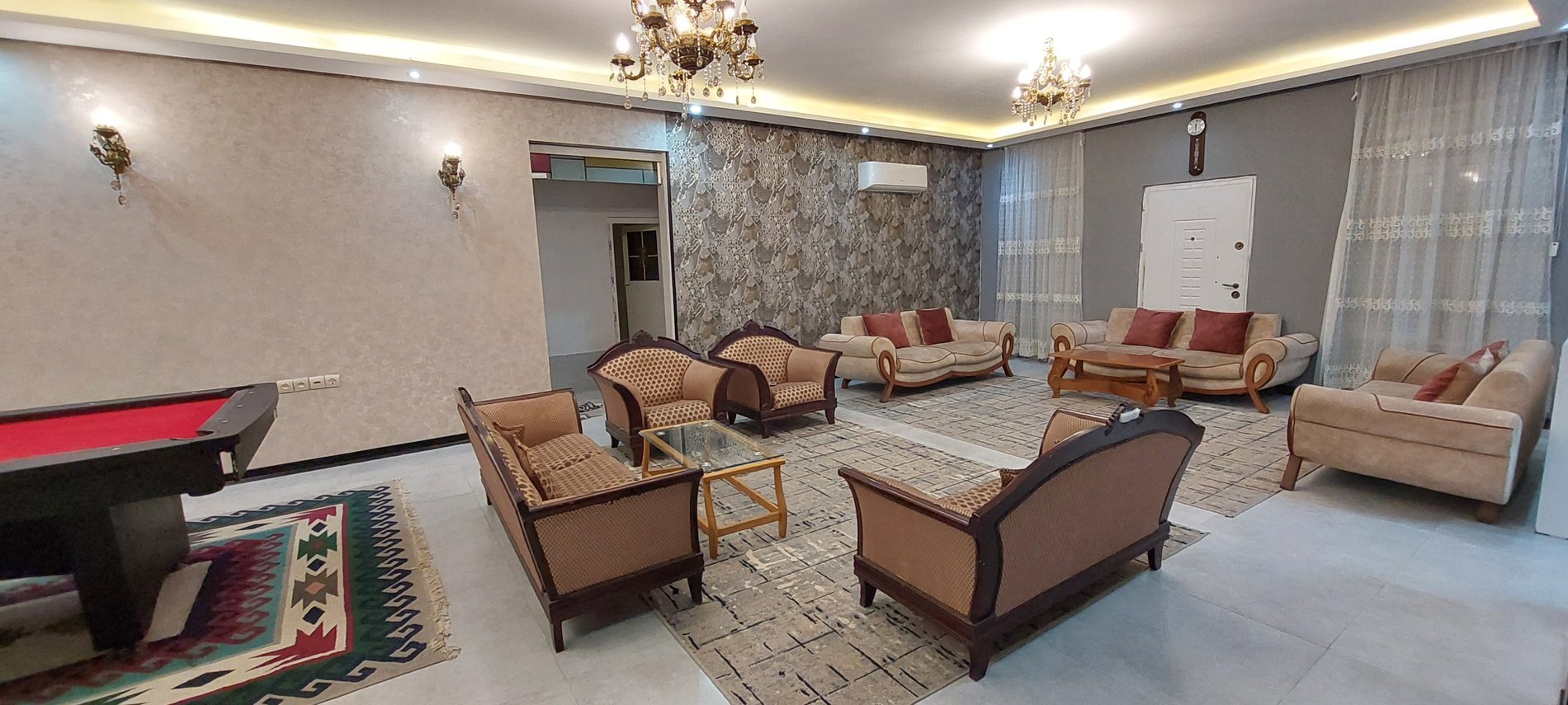 ویلا دوخوابه استخردار آبگرم گلدن روما