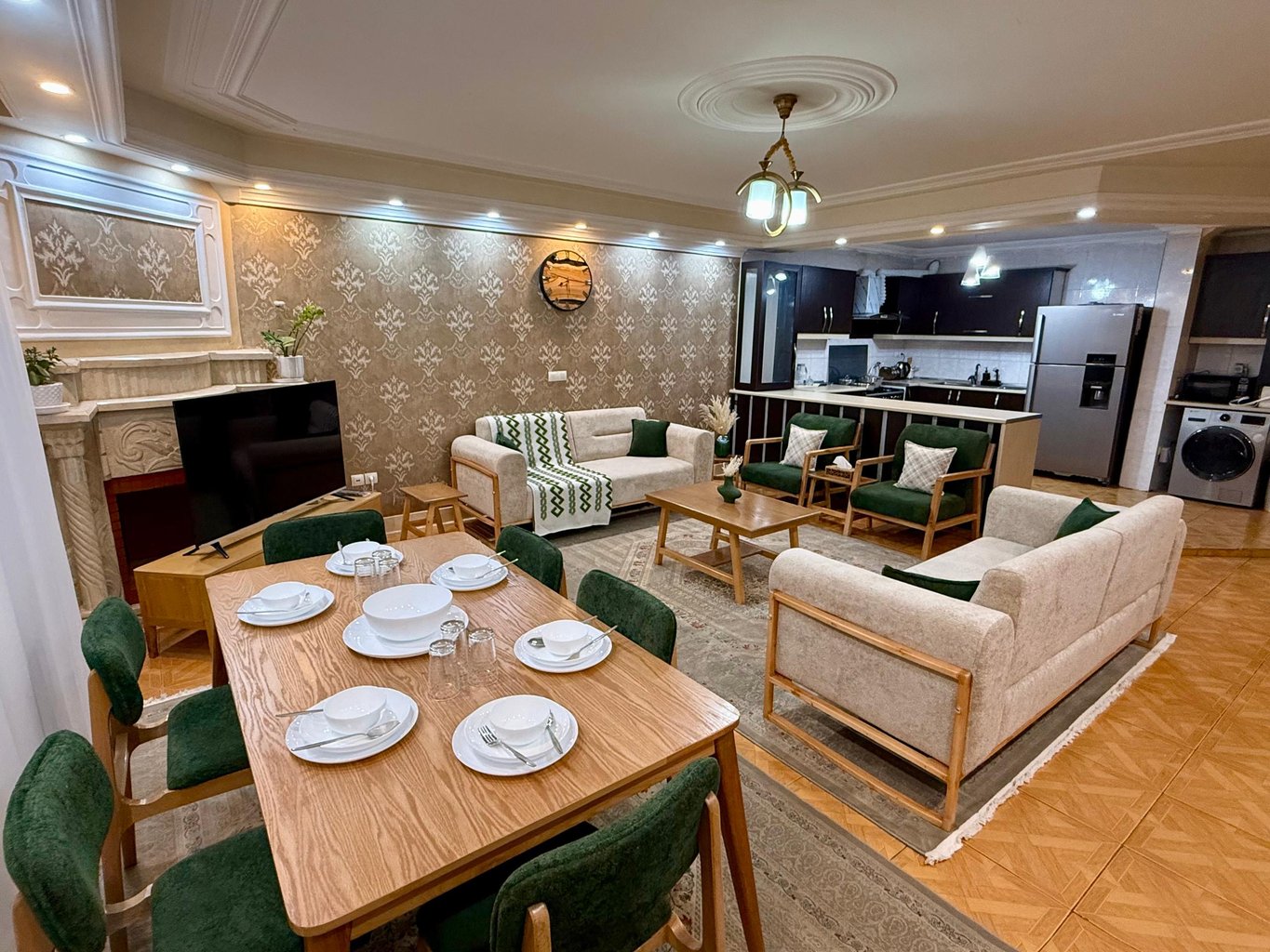 آپارتمان دو خوابه معالی آباد واحد 201