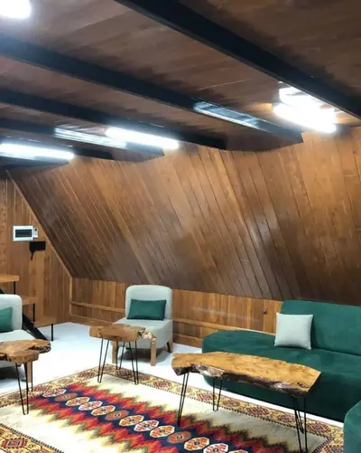 کلبه یک خوابه سوئیسی باران 1