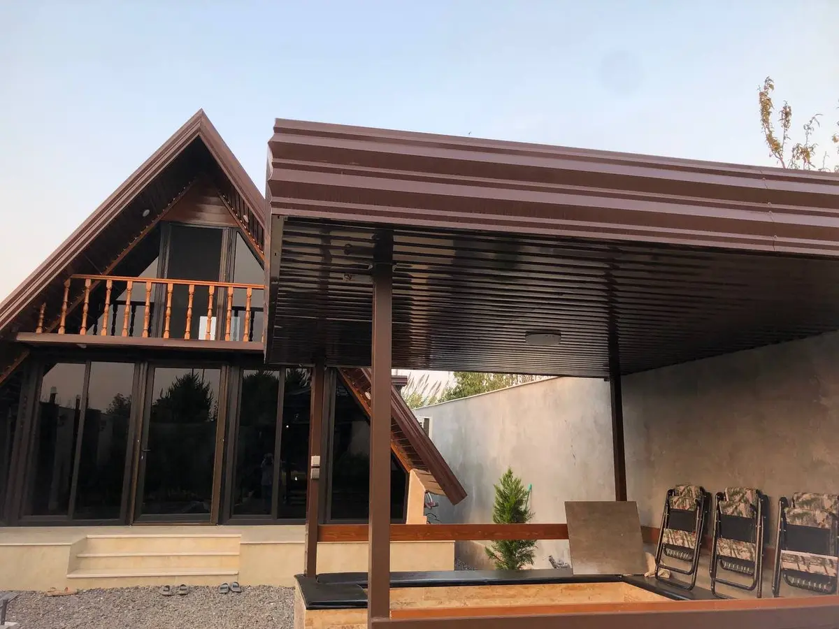 کلبه یک خوابه سوئیسی باران 1