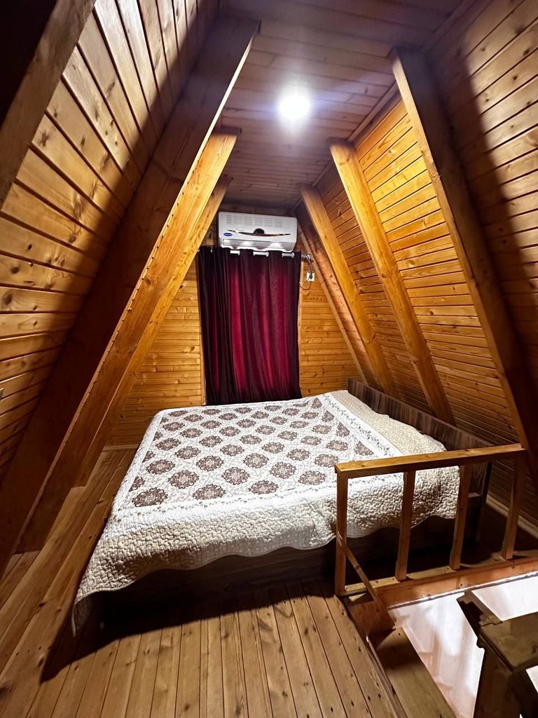 دوخوابه چوبی نوین