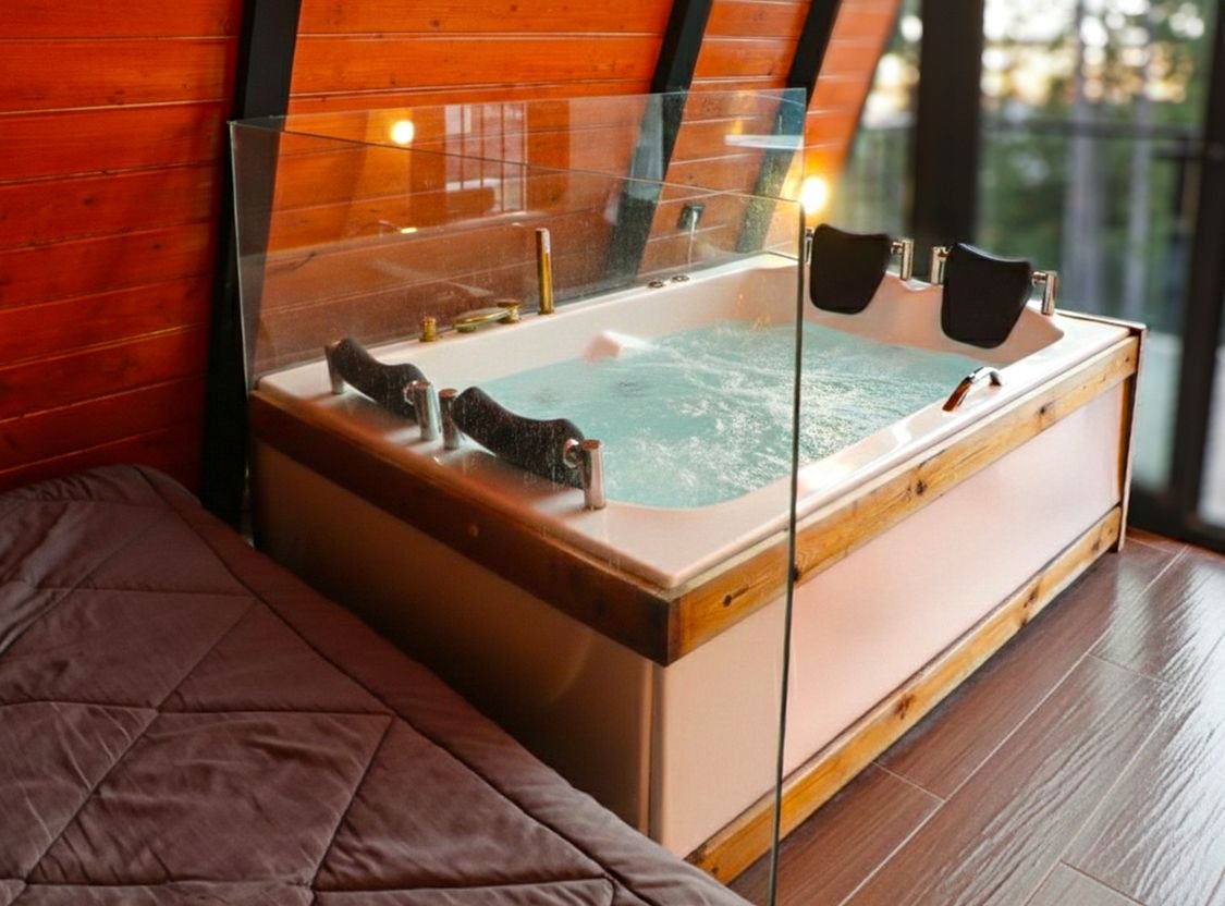 کلبه دوخوابه استخردار آبگرم بهارستان 2