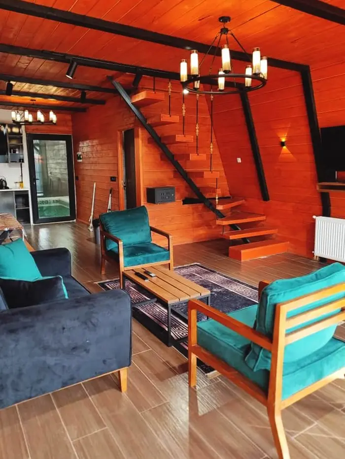 کلبه دوخوابه استخردار آبگرم بهارستان 1