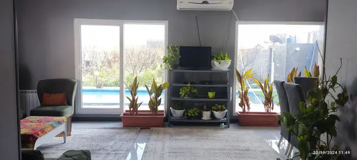 ویلا دوخوابه استخردار باغ رامجین