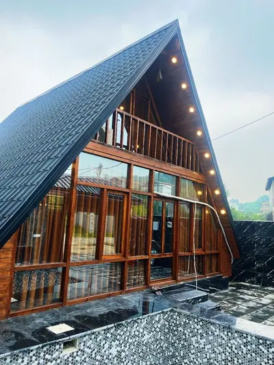 کلبه دوخوابه سوئیسی دوبلکس سوسره