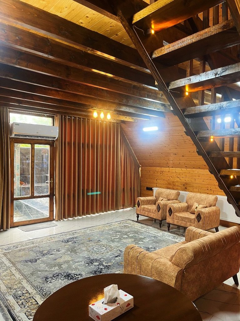 کلبه دوخوابه سوئیسی دوبلکس سوسره