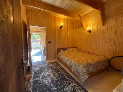 کلبه دوخوابه جنگلی دوبلکس کاژه