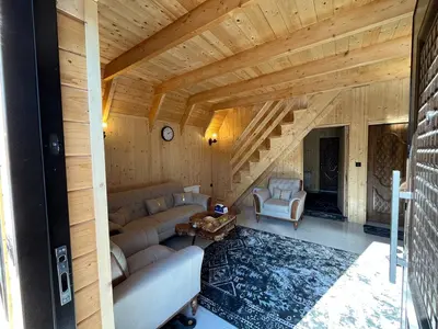 کلبه دوخوابه جنگلی دوبلکس کاژه