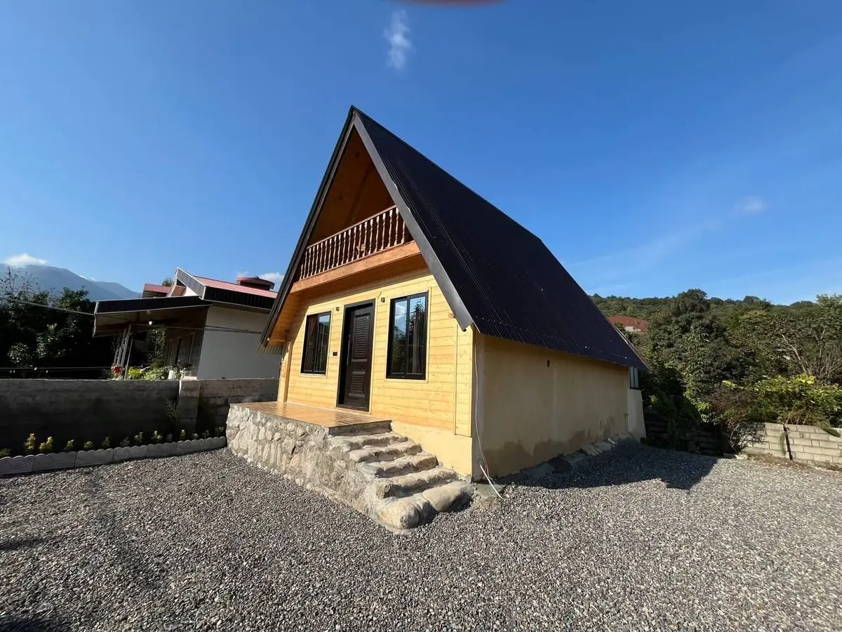 کلبه دوخوابه جنگلی دوبلکس کاژه