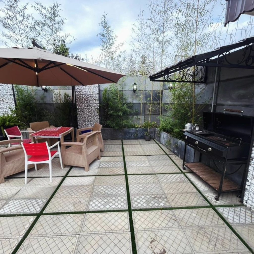 ویلا یک خوابه استخردار آبگرم خیزران آبی