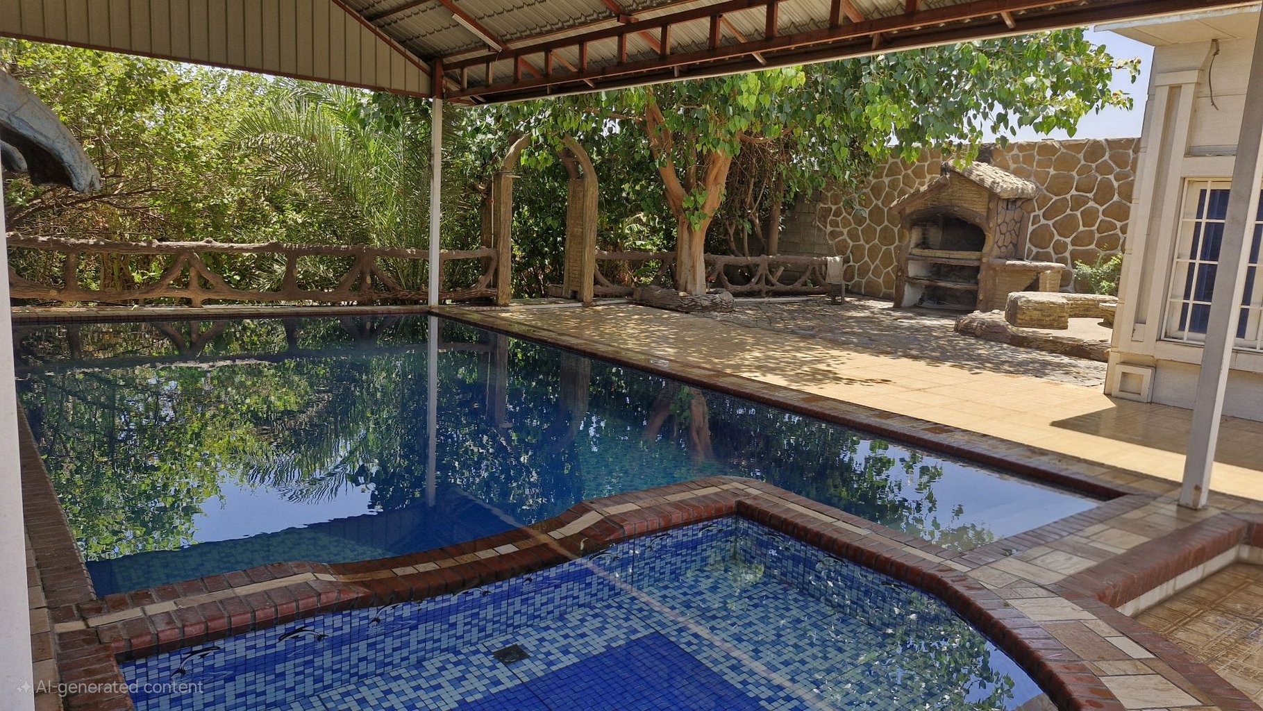 یک خوابه استخردار باغ گلشن 1