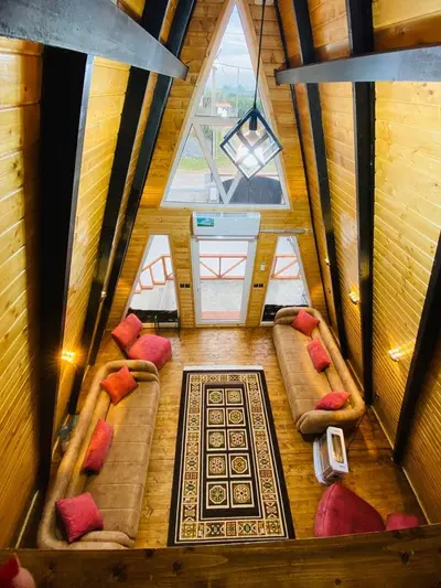 کلبه یک خوابه جکوزی دار سوئیسی گهر