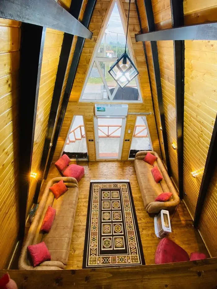 کلبه یک خوابه جکوزی دار سوئیسی گهر