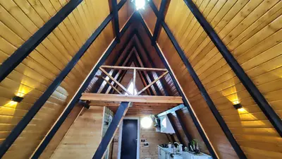 کلبه یک خوابه جکوزی دار سوئیسی گهر