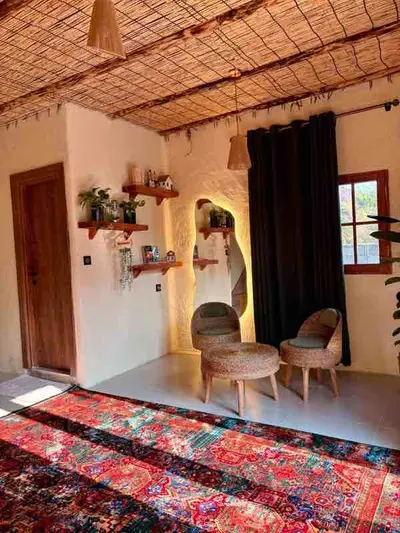 کلبه یک خوابه جکوزی دار حنا