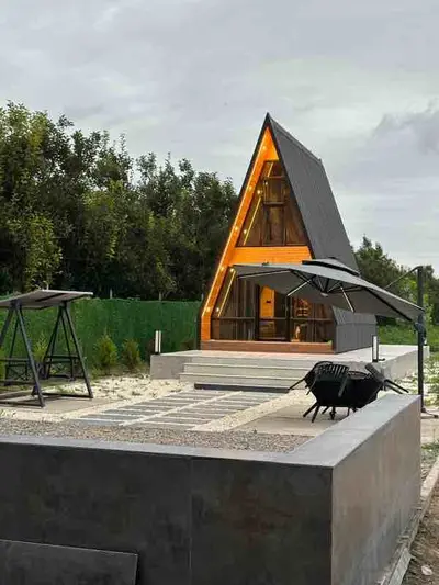 کلبه یک خوابه سوئیسی ساحل سپیدرود