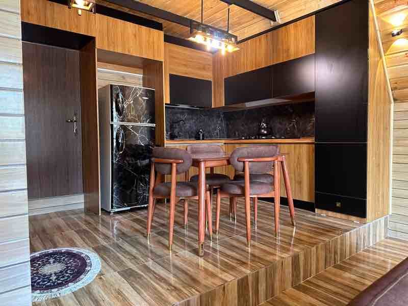 کلبه دوخوابه سوئیسی چوبی زوریخ