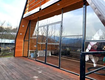 کلبه دوخوابه چوبی شعبانیان