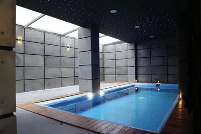 ویلا سه خوابه دوبلکس استخردار آبگرم باران ۳۴