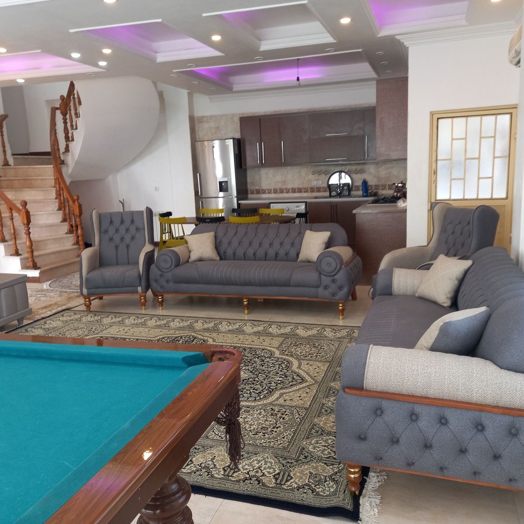 ویلا سه خوابه جنگلی گرین لند - عکس از نشیمن و حال ویلا 