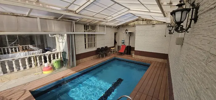 ویلا یک خوابه استخردار آبگرم سبزه باغچه