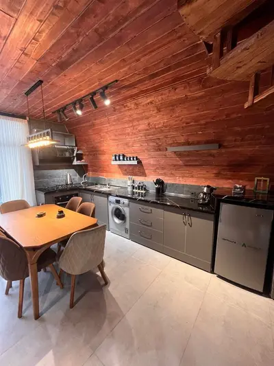 کلبه دوخوابه سوئیسی استخردار آبگرم شیرنژاد