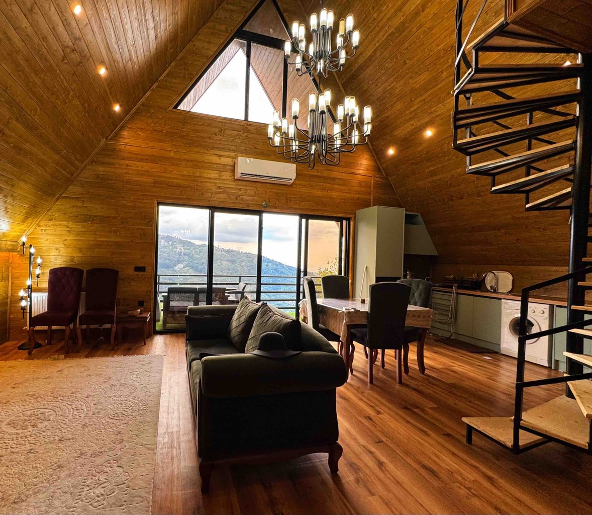 کلبه دوخوابه جنگلی فیروزه