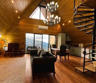 کلبه دوخوابه جنگلی فیروزه