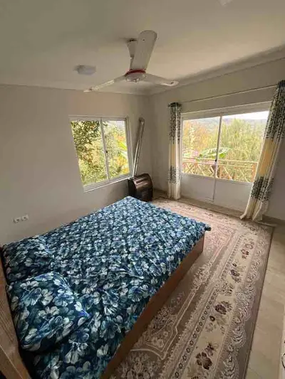 ویلا دوخوابه جنگلی استخردار آبگرم نپار