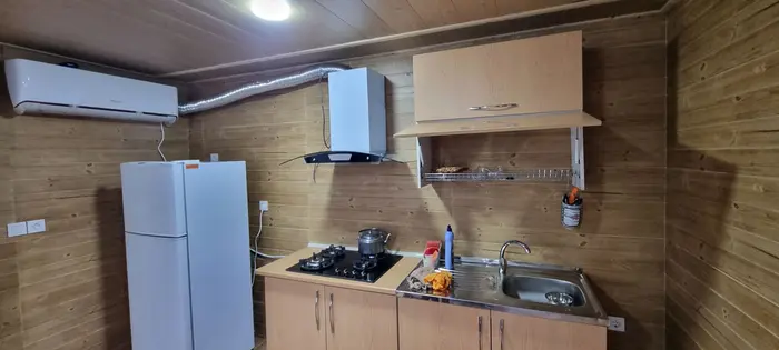 کلبه دوخوابه جنگلی جکوزی دار تیکیش