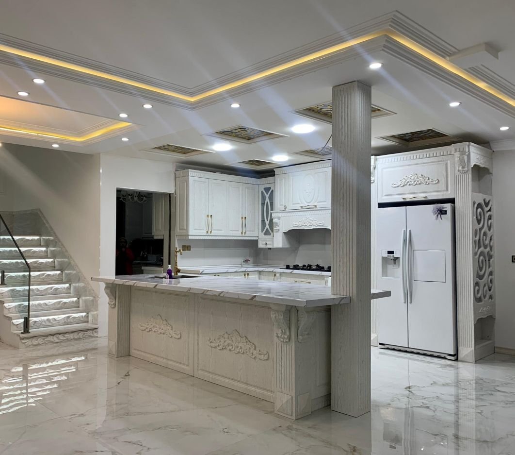 چهارخوابه تریپلکس استخردار آبگرم سفيد