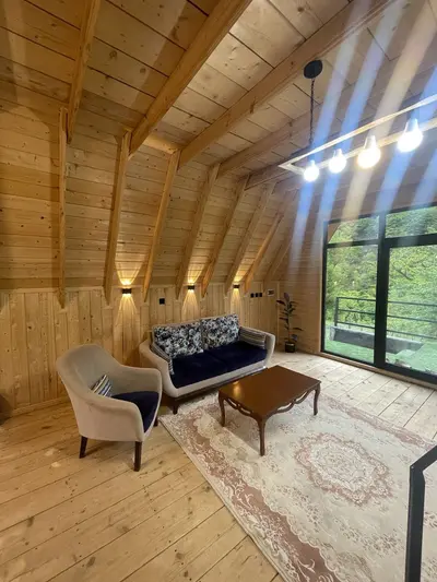 کلبه دوخوابه سوئیسی اسب ریسه