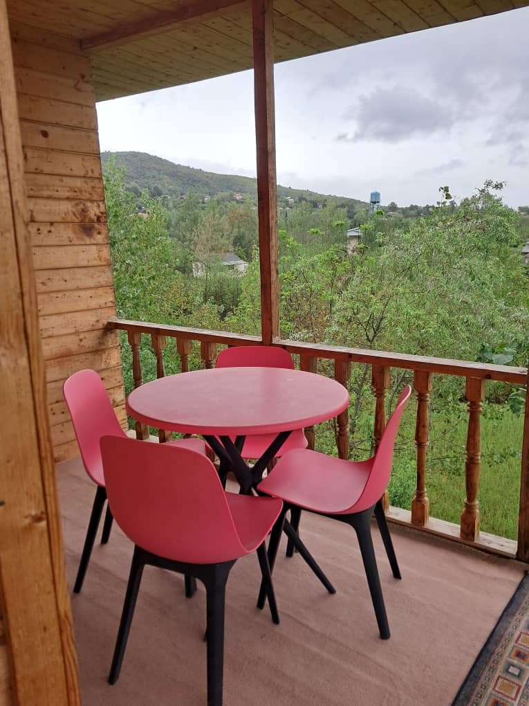 کلبه دوخوابه چوبی شاندرمن