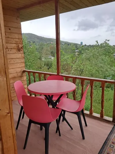 کلبه دوخوابه چوبی شاندرمن