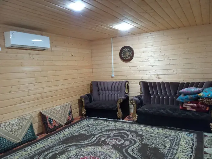 کلبه دوخوابه چوبی شاندرمن