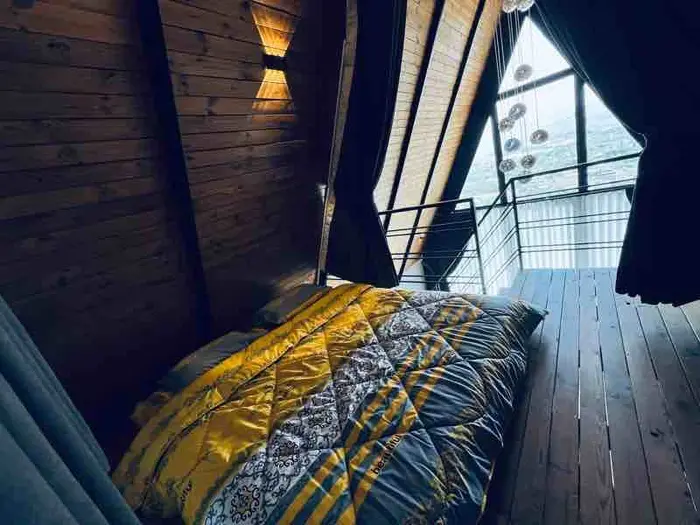 کلبه یک خوابه سوئیسی لونا واحد باران - خواب