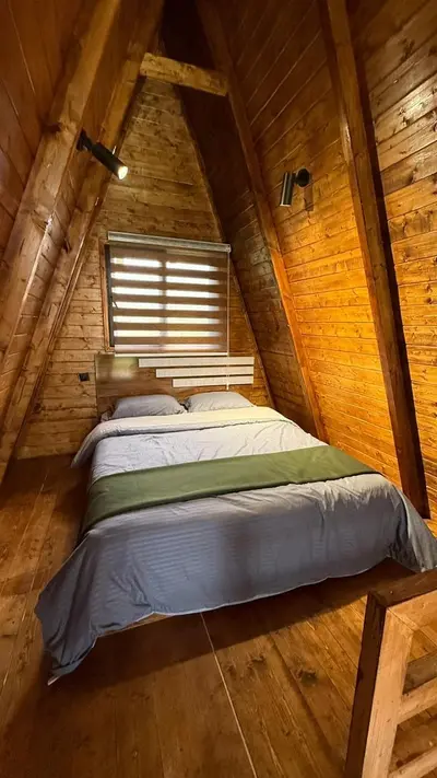 کلبه يک خوابه جكوزی دار گردشگری لفور