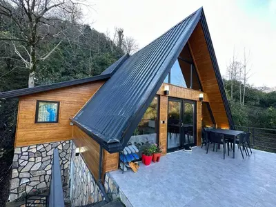 کلبه سه خوابه استخردار آبگرم دیدار تلارسر