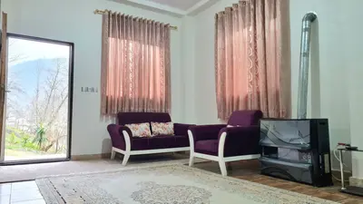 ویلا سه خوابه استخردار آبگرم باغ توسکا