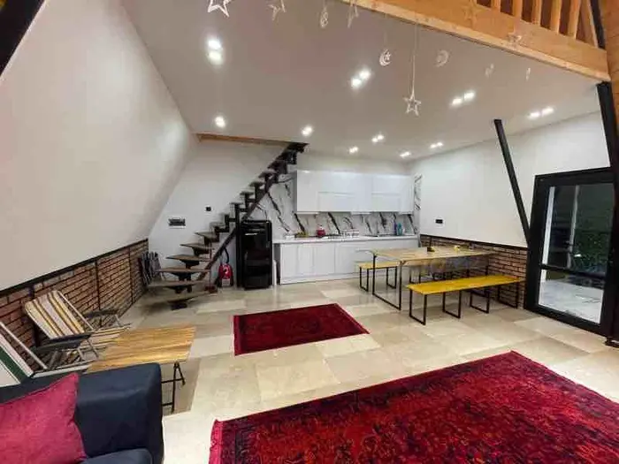 ویلا دوخوابه سوئیسی استخردار آبگرم پناه - انتخاب عنوان تصویر