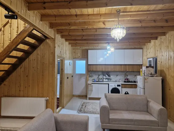 کلبه سه خوابه چوبی برنا - آشپزخانه 