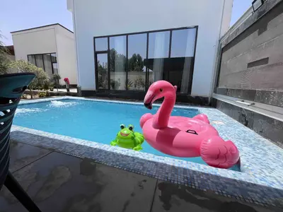 ویلا دوخوابه استخردار آبگرم تهراندشت آران