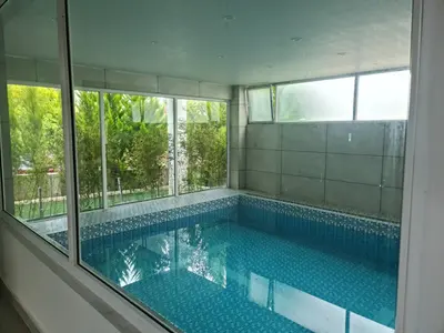 ویلا سه خوابه استخردار آبگرم پشت شهر