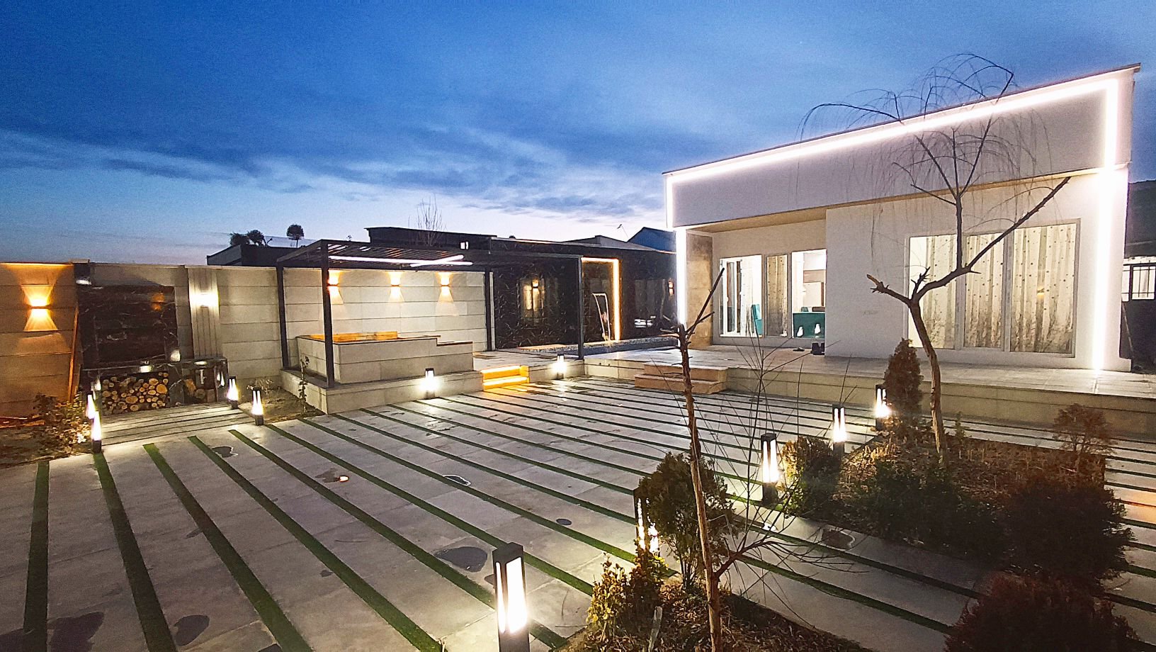 دوخوابه استخردار آبگرم فیروزه 11