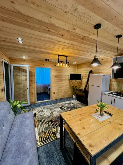 کلبه یک خوابه چوبی سید