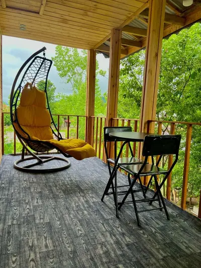 کلبه یک خوابه چوبی سید